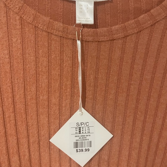 High low wrap dress. Orange Revamped. Polyester Rayon & spandex - Picture 2 of 5